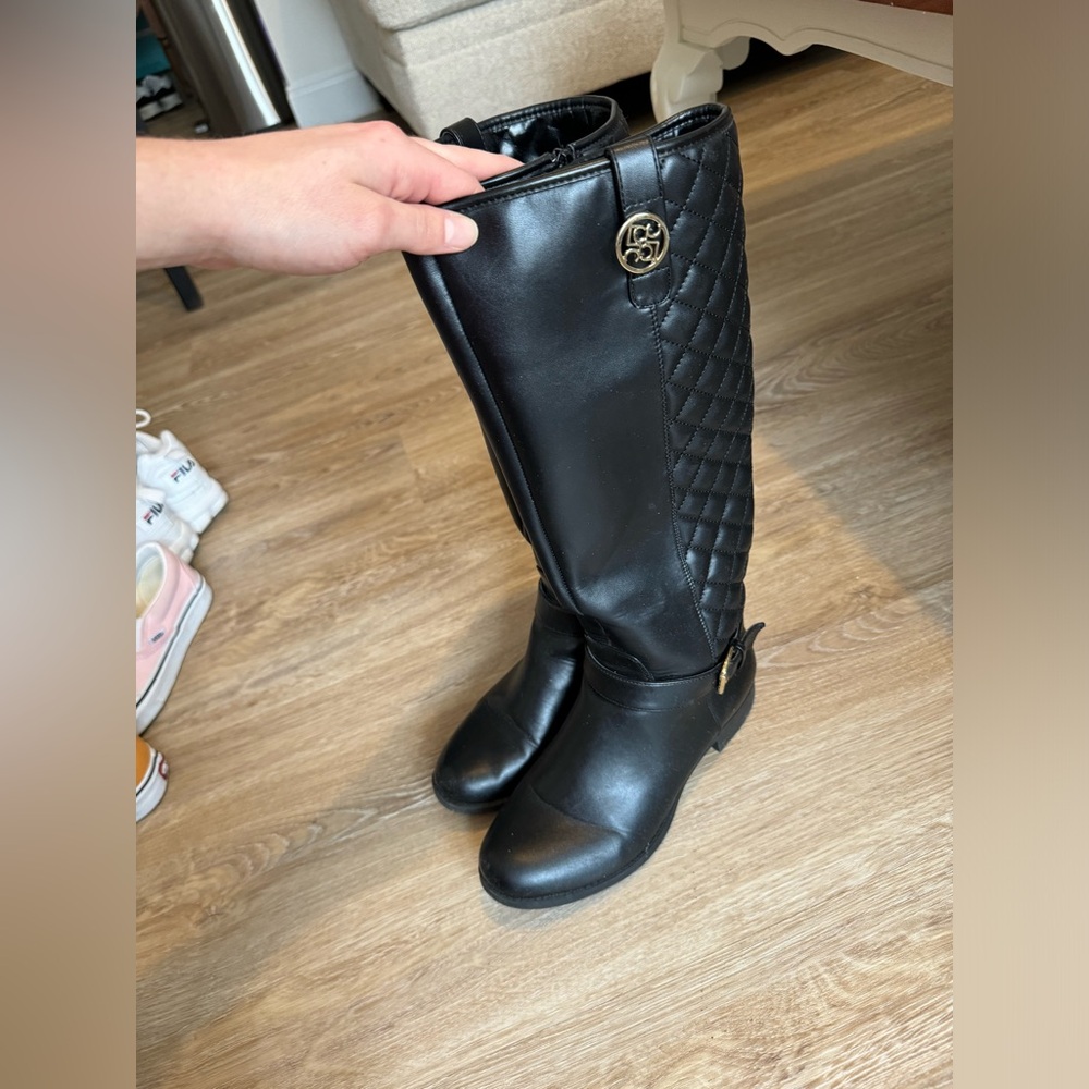 Liz Claiborne Tall Black Leather Women’s Boots